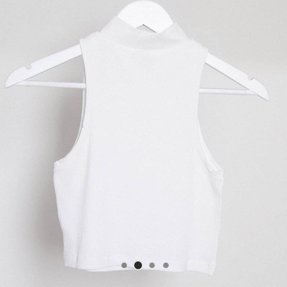ASOS Petite Ribbed Crop Top - Picture 2 of 7